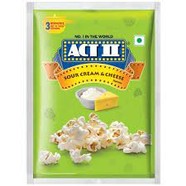 ACT II SOUR CREAM & CHEESE POPCORN WITH SEASONING 50g