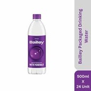 Parle Agro Bailley Water 500ml - Pack of 24