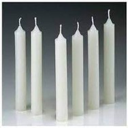 WHITE CANDLE BIG 10N