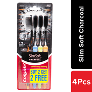 COLGATE SLIM SOFT CHARCOAL 2N + 2N FREE