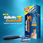 GILLETTE GUARD 3 RAZOR + 8 CARTRIDGES