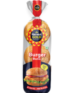 HARVEST GOLD BURGER BUNS 6N - 300g  