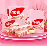 NABATI PINK LAVA CREAM WAFERS 12g