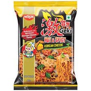 NISSIN HOT & SPICY KOREAN CHICKEN NOODLES 80g