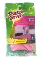 SCOTCH BRITE KITCHEN GLOVES MEDIUM