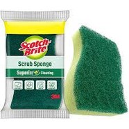 SCOTCH BRITE SPONGE WITH SCRUB PACK OF 2