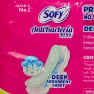 SOFY ANTIBACTERIA SANITARY PADS XL 7N