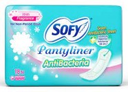 SOFY PANTYLINER ANTI BACTERIA 18N