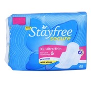 STAYFREE SECURE XL ULTRA THIN 6N WITH WINGS