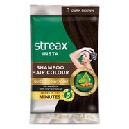 STREAX INSTA SHAMPOO HAIR COLOR DARK BROWN