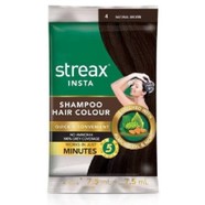 STREAX INSTA SHAMPOO HAIR COLOR NATURAL BROWN