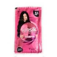 SUNSILK THICK & LONG SHAMPOO  POUCH PACK OF 10